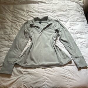 Cozy Gray Fleece Sweater